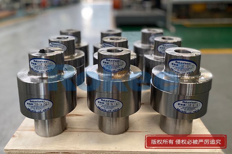 梅花联轴器联接中空编码器提升线缆设备精度